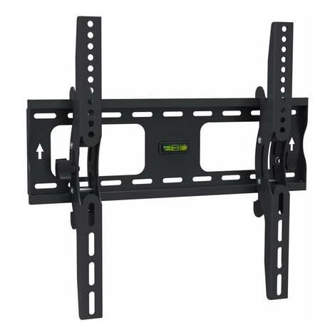Support TV 23-55 pouces, compatible Vesa 100, 200, 300 et 400. Inclinaison haute et basse. Capacité maximale 60 kg