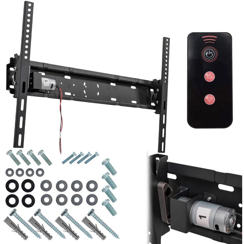 Support Tv Électrique Pivotant 70"max