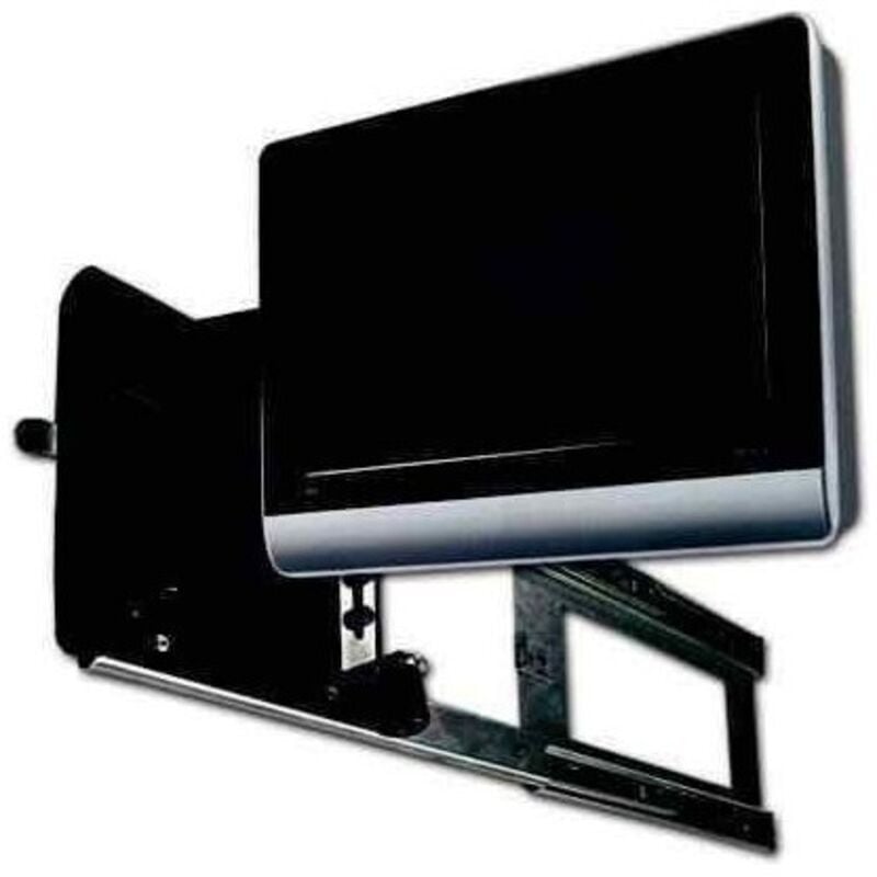 Support tv lcd latéral éco + vérouillage de sécurité pour caravane et camping-car