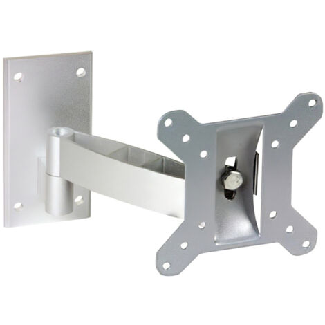 Support TV métallisé articulé 12" à 22"
