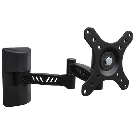 Support TV Métallisé Articulé Noir 12 à 30" Max. 30 kg.