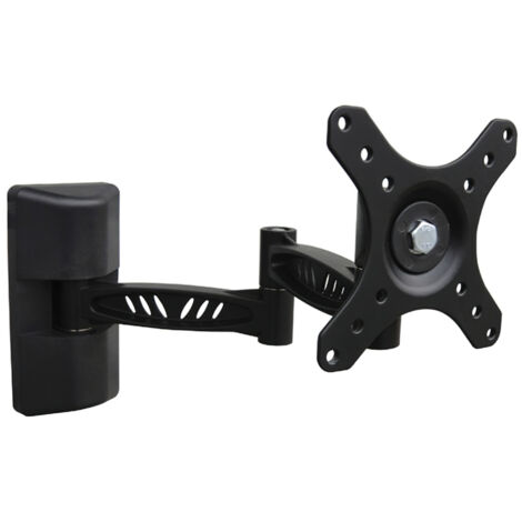 Support TV Métallisé Articulé Noir 12 à 30" Max. 30 kg.