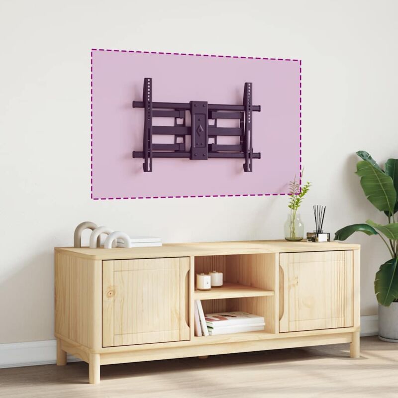 Vidaxl - Support tv mural pour écran 37-80 pouces max vesa 600x400 mm