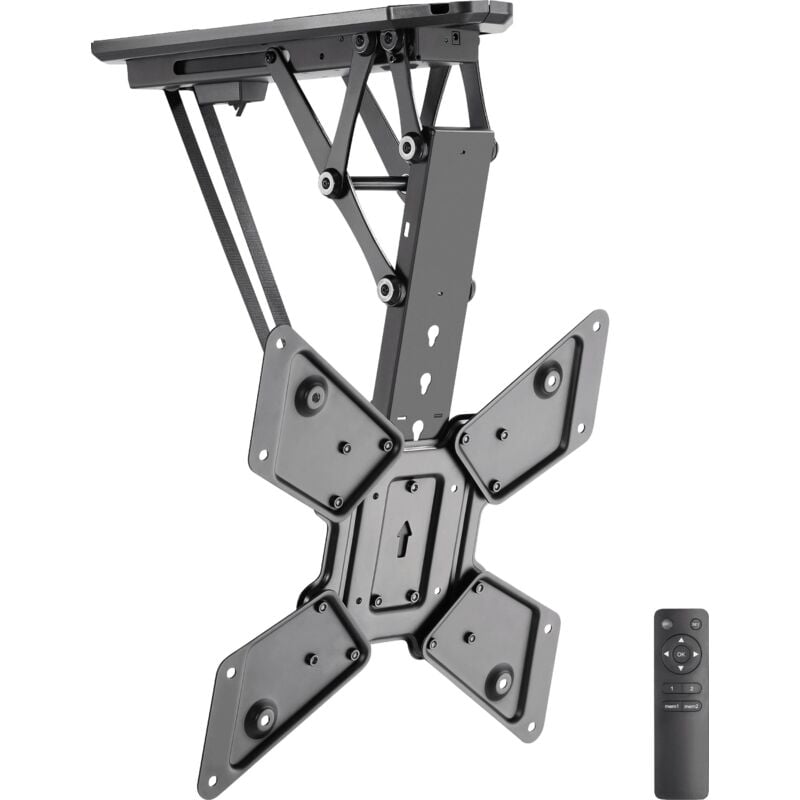 My Wall hl 40 ml Support tv pour plafond motorisé, inclinable, avec télécommande A204542