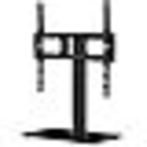 Support TV sur Pied 26-55 Pouces, Contenir Jusqu'à 45KG, Orientable et Réglable en Hauteur Pied TV Universel , Verre Trempé de 8mm Base, Gestion du Câble, Max VESA 400x400mm