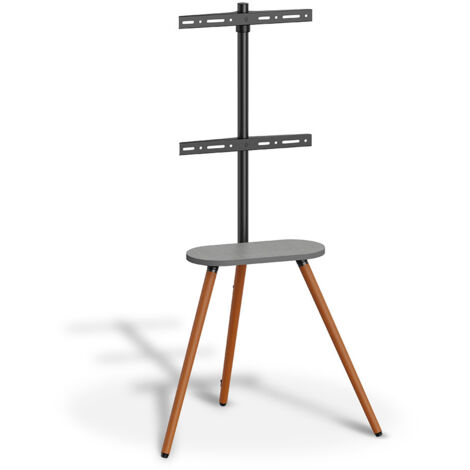 Support TV sur trepied 43" - 65" / 109 - 165 cm - bois