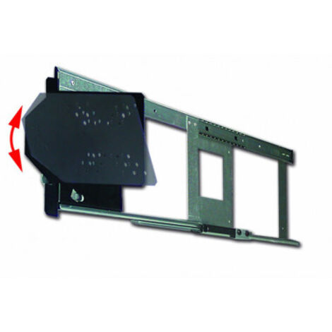 Support TV vertical pour camping-car – Rotation 180° – Fixation VESA 75/100 mm – Compatible TV 25-83 cm – Charge max 16 kg – Antarion