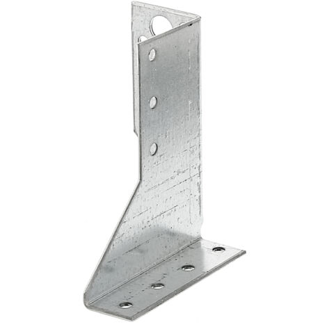 Support U type A à ailes extérieures gauche 25 x 140 mm – Acier galvanisé sendzimir – Marque Alberts