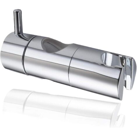 Support universel à ventouse pour pommeau de douche, support mural pour douchette à main, curseur de douche réglable argenté (19 mm)