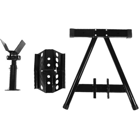 Support universel de cale de roue de moto, pneu de moto en acier à haute stabilité pour remorque de réparation de Garage