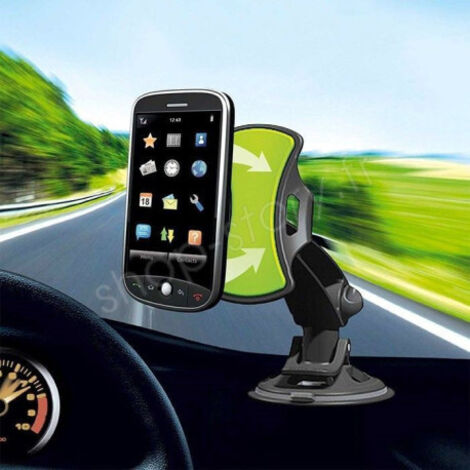 Support Universel de Voiture pour Smartphone GPS  avec Base Tournante à 360º