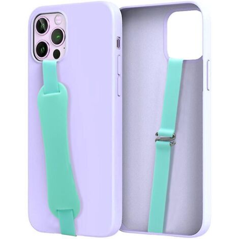 Support universel en silicone pour téléphone portable Mint avec sangle élastique pour Android et iPhone