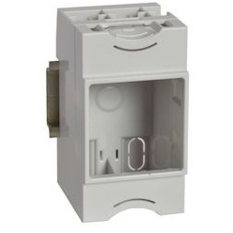 Support universel modulaire pour montage appareillage Mosaic 2 modules sur rail (412950)