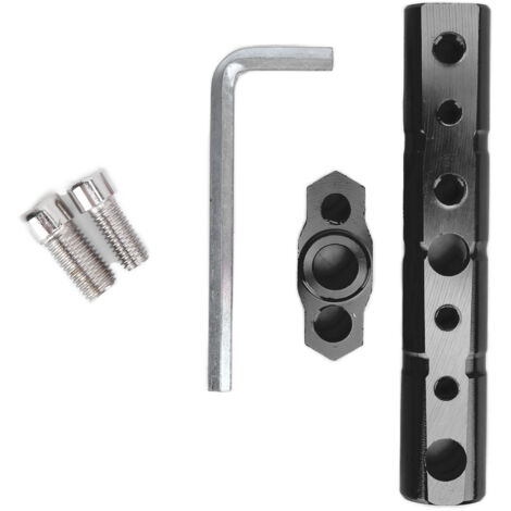 Support Universel Noir pour Guidon de Moto - Monture Extensible Multifonction