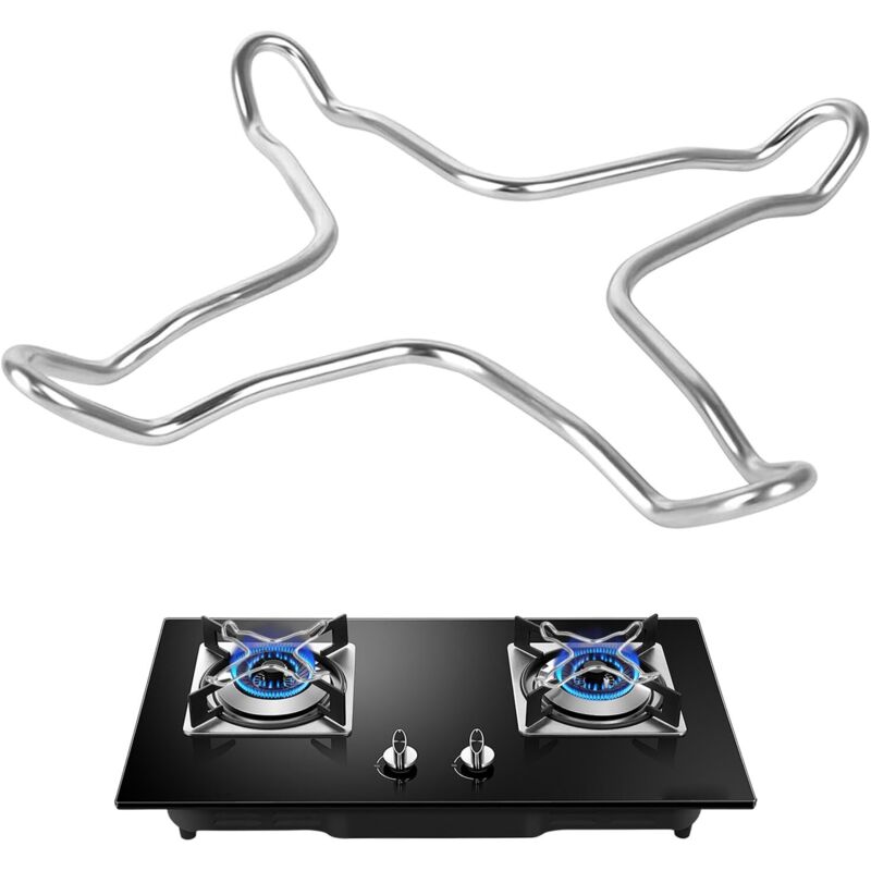 Support Universel pour Cuisinière, Réducteurs de Gaz Support Wok, Réducteurs de Gaz en Acier Inoxydable, Anneau de Wok, Casserole Support de Poêle