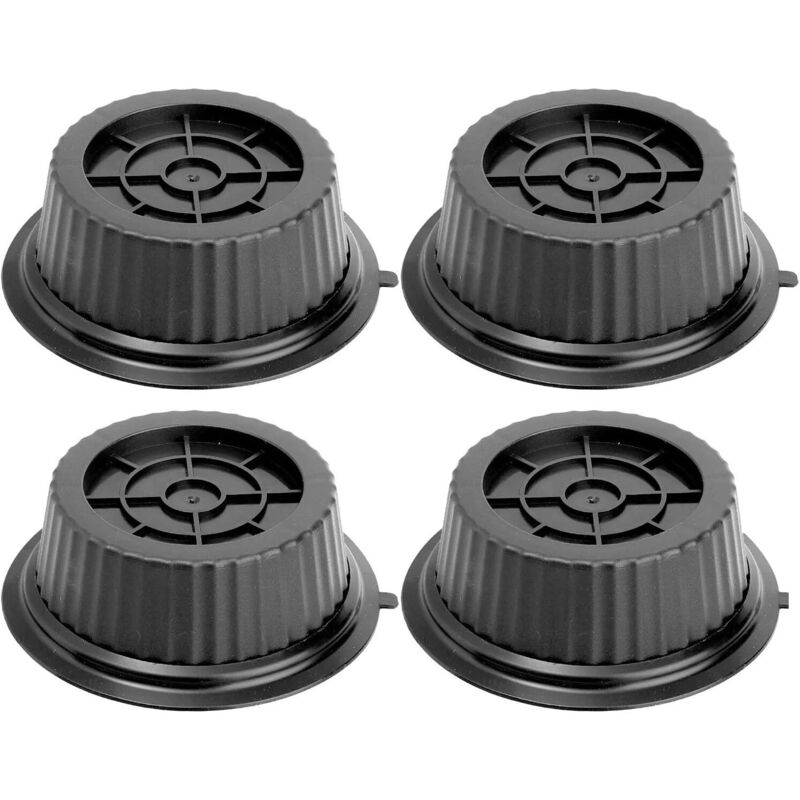 Support universel pour machine à laver, isolateur de vibrations, plaque de pied magnétique antichoc, tapis antidérapant pour meubles et réfrigérateur