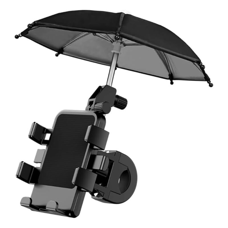 Support universel pour moto, vélo, parapluie étanche pour téléphone portable, mini support de vélo, support d'accessoires pour moto, parasol ferme et