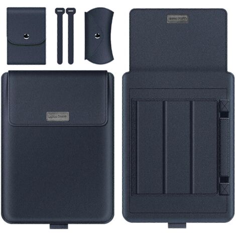 Support universel pour ordinateur portable 15,6 pouces, housse de protection et support pour ordinateurs portables 11, 15 et 15,6 pouces - Bleu