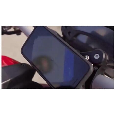 Support universel pour téléphone portable de moto, noir