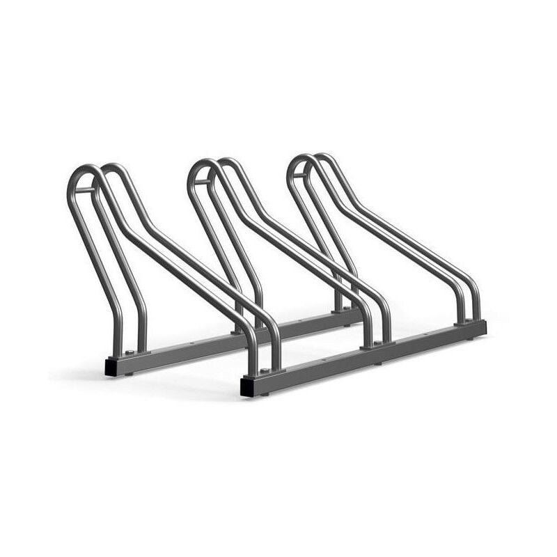 Support vélo CROSS-3 en acier inoxydable