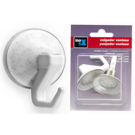 Support Ventouse 42mm Blanc, Articulé (BLISTER 2 Unites) Inofix