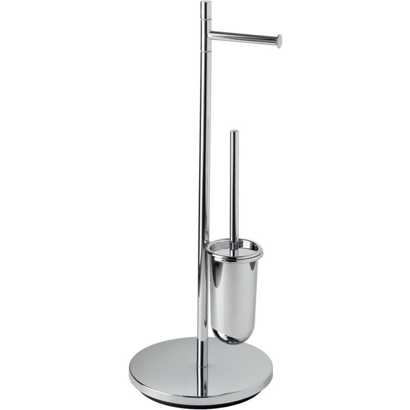 Inda - Support vertical avec porte-rouleau de papier hygiénique