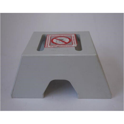 Support vertical gris 150mm en U23X pour fixation métallique Ø 8mm de chemin de câbles 100-150mm UNEX