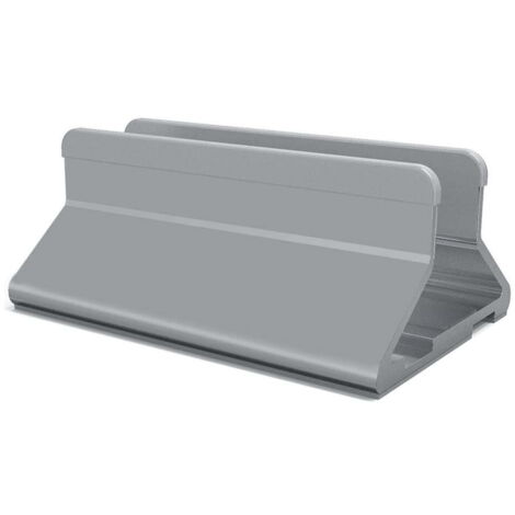 Support Vertical Réglable pour Ordinateur Portable en Alliage d’Aluminium, Support de Bureau Gris pour Laptop