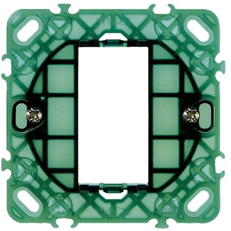 Support Vimar Plana 1M avec griffes pour boîtes rondes 60 mm 14601