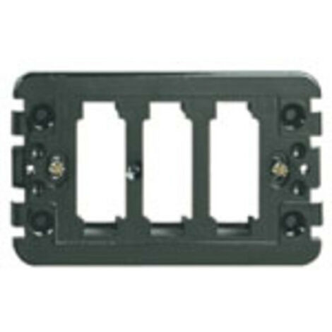 Support Vimar série 8000 1-2-3 trous pour boîte rectangulaire 08531