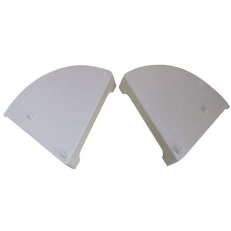 Support vitre pour hotte blanc – Compatible modèles HST635, HT195WH, XHC32, AHV60W – SP014400B - 00SP014400B