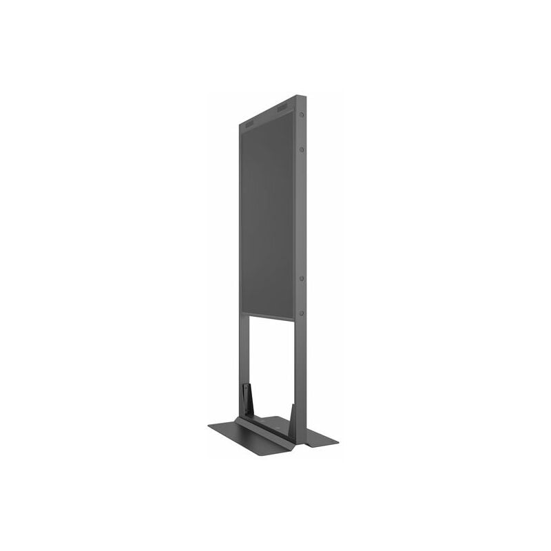 Kimex - Support vitrine pour écran samsung OM55N-D - Base large - Noir