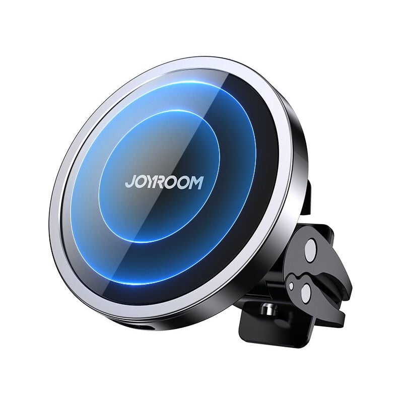 Support voiture magnétique Qi 15W MagSafe chargeur inductif pour iPhone noir