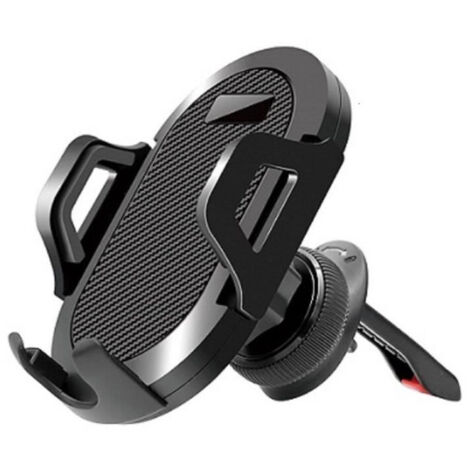 Support voiture Thomson Porte téléphone rotatif 360° fixation grille d'aération noir