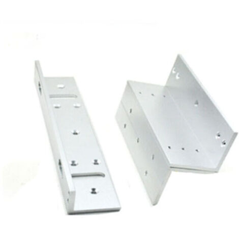 Support ZL pour serrure électromagnétique, force de maintien 280 kg, 600 lb, porte simple pour système de contrôle d'accès (support Z&L)