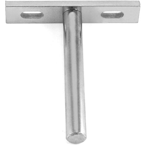 supporti invisibili per mensole da parete in legno, supporti per mensole galleggianti da 75 mm con viti di montaggio