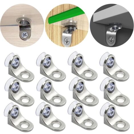 Supporti per ripiani KZQ con rivestimento antiscivolo, 12 pezzi