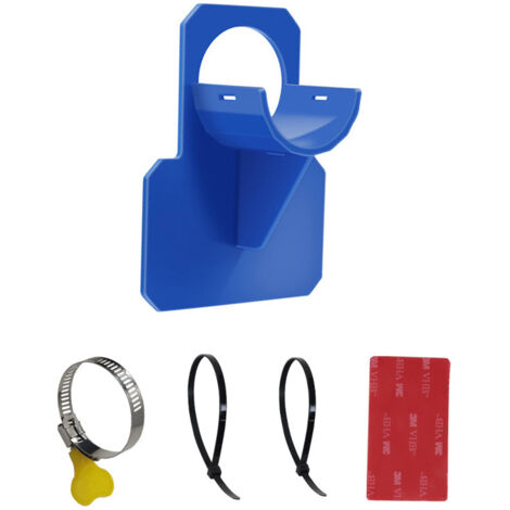 Supporti per tubi da piscina - Accessori per tubi da piscina con protezione antiforatura, antistrappo e antistrappo (30-37 mm)/Blu