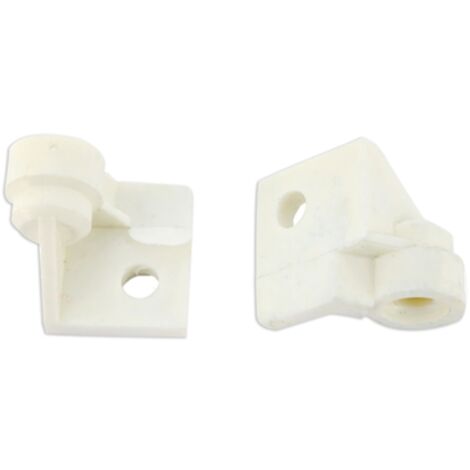SUPPORTI PLASTICA CERNIERA OBLO DX E SX LAVATRICE CANDY ZEROWATT 91942178