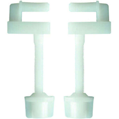 Supporti sedili wc in plastica bianca - 25 cp