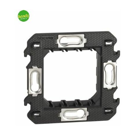 Supporto 2 moduli k4702 Bticino con valvola di protezione