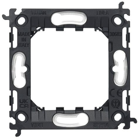 Supporto 2M + griffe int71 Vimar Linea 2 posti 30602