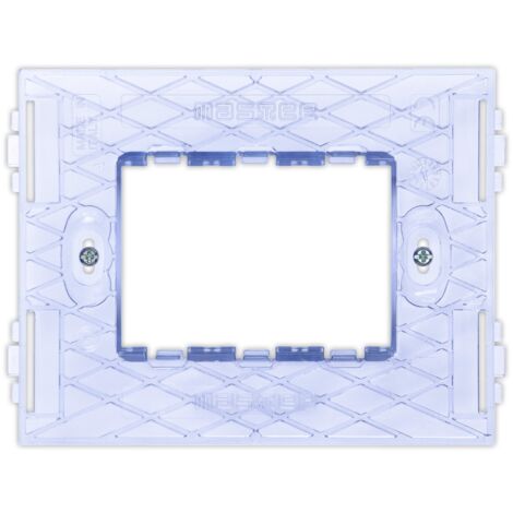 Supporto 3 moduli per scatole rettangolari Master Pixia 14SP103