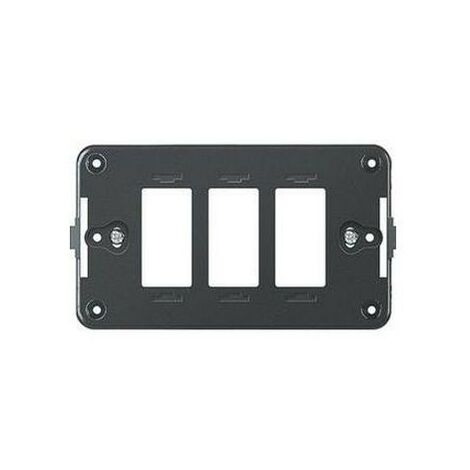 Supporto 3 posti Compatibile con Bticino Magic