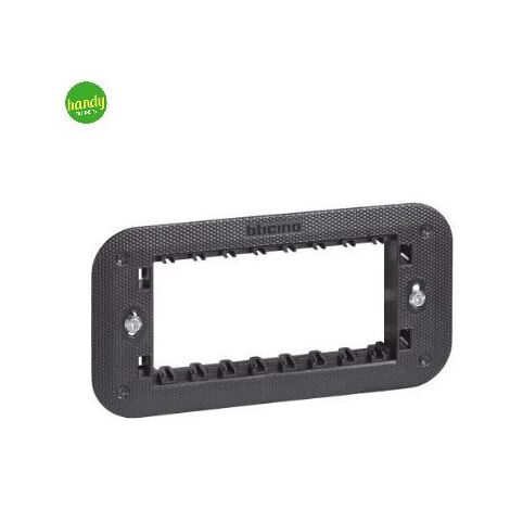 Supporto 4 moduli k4704 Bticino con valva di protezione