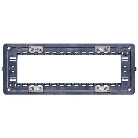 Supporto 7 moduli, con viti, per scatole 6/7 moduli urmet 10707