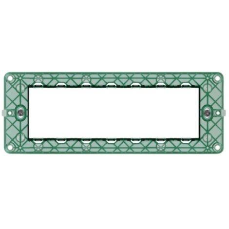 Supporto 7 posti compatibile con Vimar Plana tipo 14617