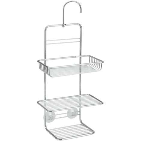 Supporto a 3 ripiani inseribile per doccia cromo metaltex - metaltex