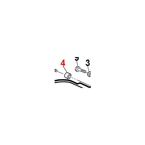 Supporto a bussola D32 12x40 pedana T4 ORIGINALE GIANNI FERRARI 00.74.05.3234