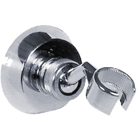 Supporto A Muro Per Doccetta A Snodo In Abs Cromato pz 10